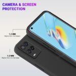 Silicone Soft Back Cover Case for Oppo A54 4G (Silicone Black)