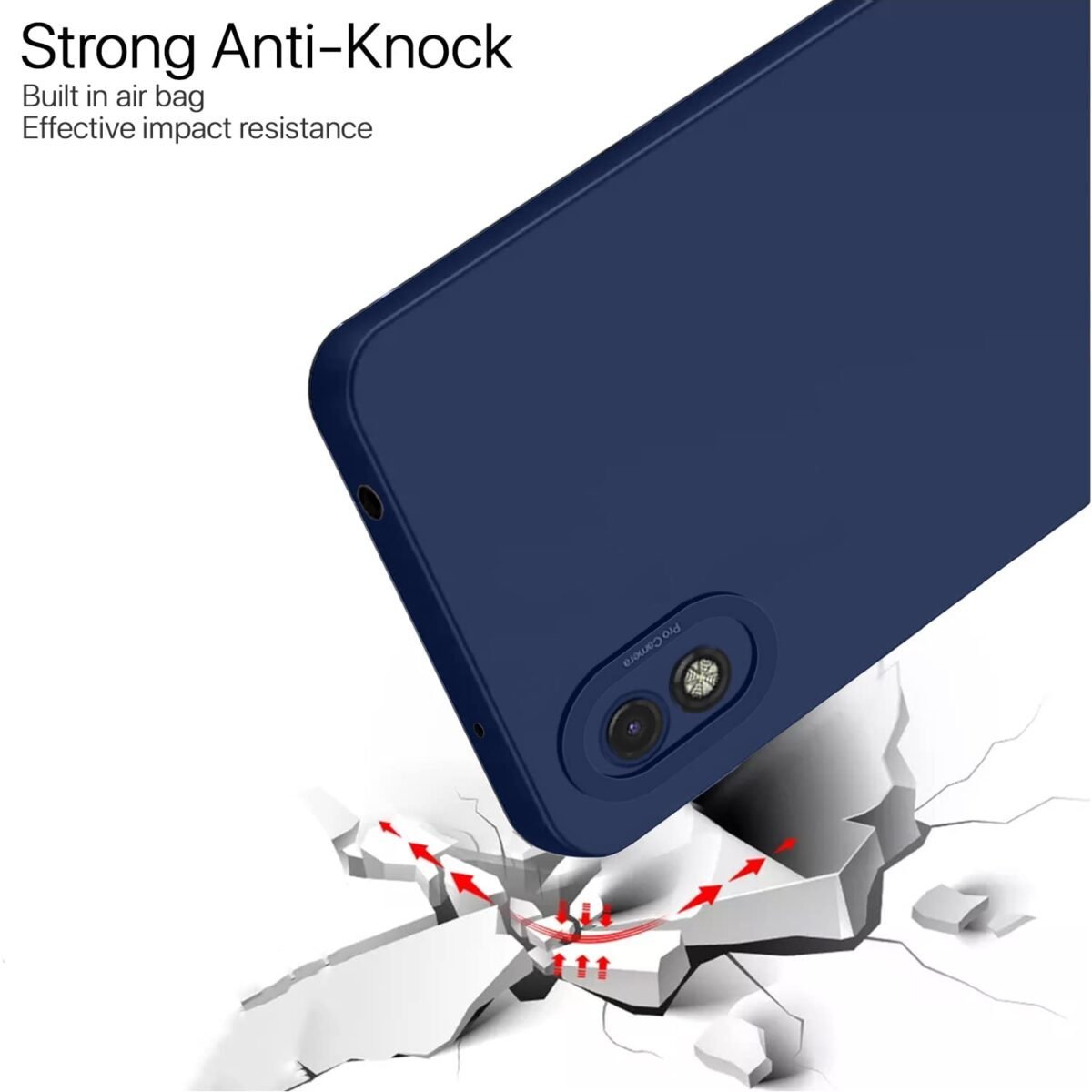 Mi Redmi 9A / 9i / 9A Sport Back Cover Soft Matte Liquid Silicone TPU | Camera Protection | Shockproof Slim Back Case for Mi Redmi 9A / 9i / 9A Sport (Blue)