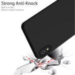 Mi Redmi 7A Back Cover Soft Matte Liquid Silicone TPU | Camera Protection | Shockproof Slim Back Case for Mi Redmi 7A (Black)