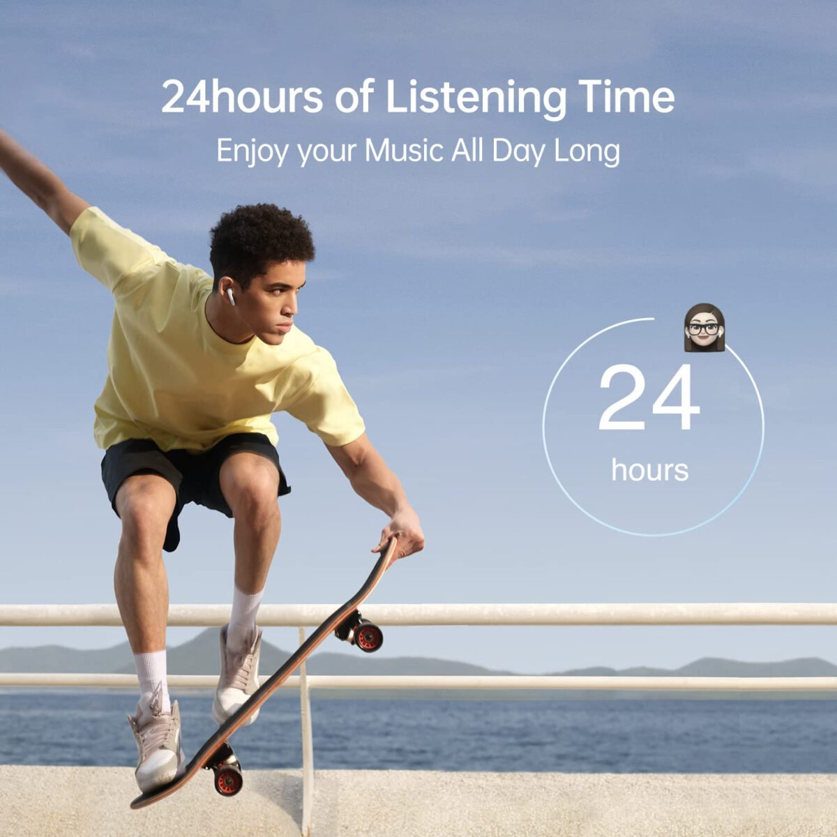 OPPO Enco Air 2 Bluetooth Truly Wireless in Ear Earbuds with Mic - White