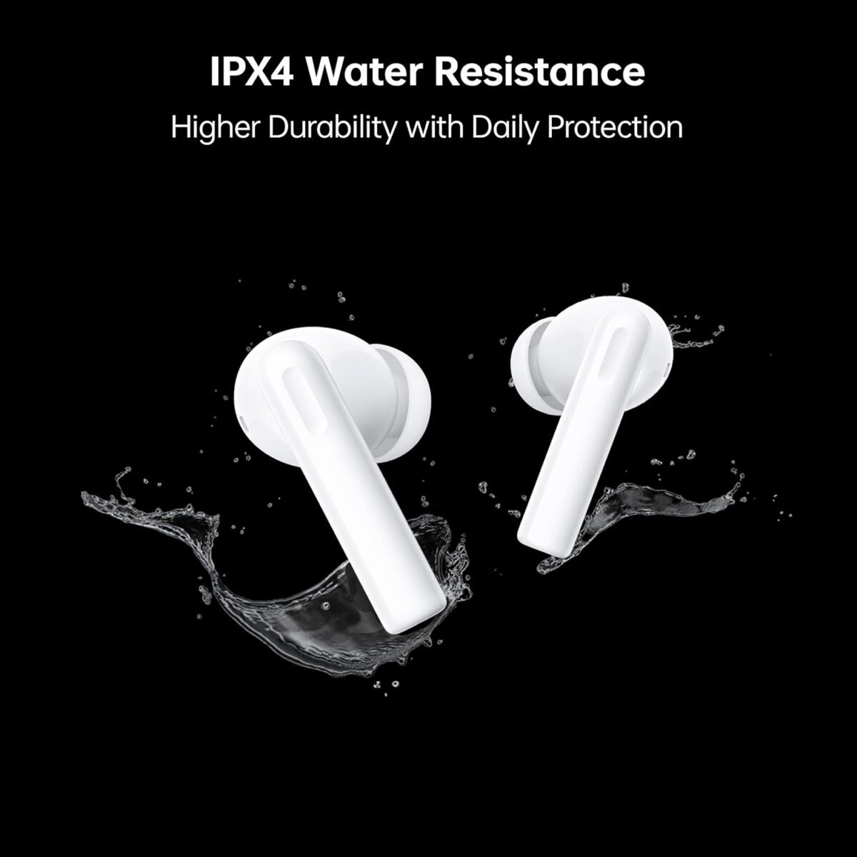 Oppo Enco Air2i Bluetooth Truly Wireless in-Ear Earbuds with Mic, Fast Charging & Up to 28Hrs Battery -Moonlight (Colour White)