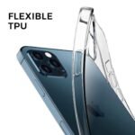Silicone Back Cover for iPhone 12/12 Pro - Clear