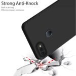 Oppo F9 Pro/Realme 2 Pro/Realme U1 Back Cover Soft Matte Liquid Silicone TPU | Camera Protection | Shockproof Slim Back Case (Black)