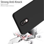 Mi Redmi Note 5 Back Cover Soft Matte Liquid Silicone TPU | Camera Protection | Shockproof Slim Back Case for Mi Redmi Note 5 (Black)