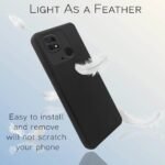 Mi Redmi 10 / Redmi 10 Power Back Cover Soft Matte Liquid Silicone TPU | Camera Protection | Shockproof Slim Back Case for Mi Redmi 10 / Redmi 10 Power (Black)