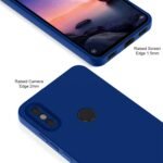 Mi Redmi Note 6 Pro Back Cover Soft Matte Liquid Silicone TPU | Camera Protection | Shockproof Slim Back Case for Mi Redmi Note 6 Pro (Blue)