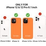 Silicone Back Cover for iPhone 12/12 Pro - Clear
