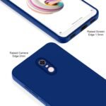 Mi Redmi Note 5 Back Cover Soft Matte Liquid Silicone TPU | Camera Protection | Shockproof Slim Back Case for Mi Redmi Note 5 (Blue)