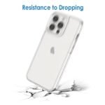 JBL Case for iPhone 13 Pro Silicone Case Clear Transparent Shockproof Scratch Resistant Protective Phone Soft Silicone Slim Cover for iPhone 13 Pro (Transparent)