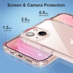 Ultra Hybrid Camera and Drop Protection Back Cover Case for iPhone 13 (TPU + Polycarbonate | Crystal Transparent)