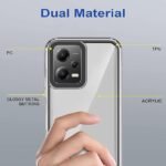 Back Case Cover for Mi Redmi Note 12 5G (TPU + PC_Black)