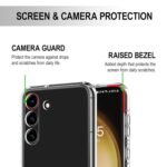 Samsung Galaxy S23 Clear Case | Soft Flexible Slim-Fit | Full Body 360 Protection Shock Proof TPU Back Cover (Transparent)