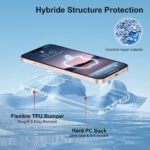 Ultra Hybrid Camera and Drop Protection Back Cover Case for iPhone 13 (TPU + Polycarbonate | Crystal Transparent)