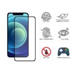 D+ Oil Resistant Anti Fingerprint Full Glue Edge to Edge Matte screen guard gaming tempered glass for Apple iPhone 14 Pro Max (Pack Of 1)