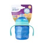 AVENT Philips Silicone Classic Spout Cup with Handle Green/Blue | 200ml (SCF551/05)