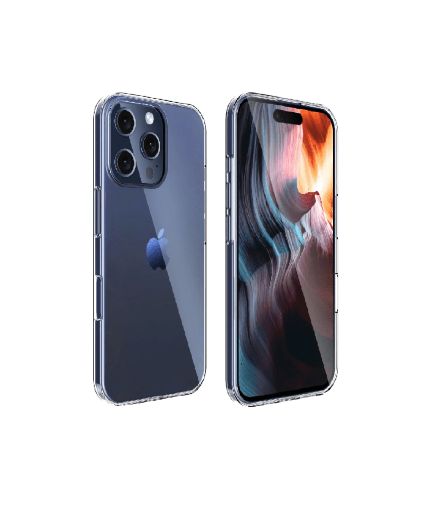 iPhone 16 Pro (2024) Premium Transparent Hybrid Soft Slim Dust Proof Back Case Cover with Camera Protection (Transparent)