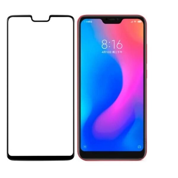 Redmi Mi 6 PRO Tempered Glass (Super X OG Glass) Full Screen Coverage Edge to Edge with Easy Installation Kit, (Black) Pack of 2