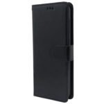 Samsung Galaxy A21s Flip Case Leather Finish | Inside TPU with Card Pockets | Wallet Stand and Shock Proof | Magnetic Closing | Complete Protection Flip Cover for Samsung Galaxy A21s (Black)