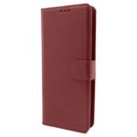 Realme 3 / 3i Flip Case Leather Finish | Inside TPU with Card Pockets | Wallet Stand and Shock Proof | Magnetic Closing | Complete Protection Flip Cover for Realme 3 / 3i (Brown)