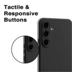 Back Cover for Samsung Galaxy A54 5G | Full Camera Protection | Liquid Silicon Case | Flexible Bumper Case for Samsung Galaxy A54 5G (Black)