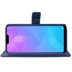 Flip Cover for Realme 2 | Premium Leather Finish | Inbuilt Pockets & Stand | Flip Case for Realme 2 (Blue)