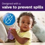 Philips Avent My Easy Sippy Cup, 9 Ounce, Pink\Purple , SCF553\03