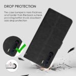 Flip Cover for Oppo F15 / Oppo A91 | Premium Leather Finish | Inbuilt Pockets & Stand | Flip Case for Oppo F15 / Oppo A91 (Black)