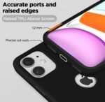 Silicone Back Cover Case for iPhone 11 Stylish, Shockproof, and Ultra-Slim with Comfortable Grip