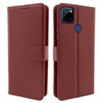 Realme C12 / Realme Narzo 20 / Narzo 30A / Realme C25 Flip Cover Magnetic Leather Wallet Case Shockproof TPU for Realme C12 / Realme Narzo 20 / Narzo 30A / Realme C25 (Brown)