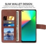 Flip Cover for Realme 7i / Realme C17 | Premium Leather Finish | Inbuilt Pockets & Stand | Flip Case for Realme 7i / Realme C17 (Brown)
