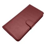 Realme 3 / 3i Flip Case Leather Finish | Inside TPU with Card Pockets | Wallet Stand and Shock Proof | Magnetic Closing | Complete Protection Flip Cover for Realme 3 / 3i (Brown)