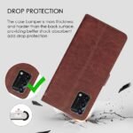 Flip Cover for Oppo F19s | Premium Leather Finish | Inbuilt Pockets & Stand | Flip Case for Oppo F19s (Brown)