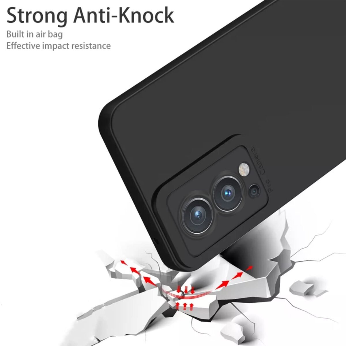 Oneplus Nord 2 5G Back Cover Soft Matte Liquid Silicone TPU | Camera Protection | Shockproof Slim Back Case for Oneplus Nord 2 5G (Black)