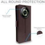 Realme 11 Pro / 11 Pro Plus 5G / Narzo 60 Pro 5G Flip Cover Leather Finish | Inside TPU with Card Pockets | Wallet Stand and Shock Proof | Complete Protection Flip Case (Coffee)