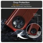 Shock Proof Flip Cover Back Case Cover for Realme 12 Pro 5G | Realme 12 Pro Plus 5G | P1 Pro 5G (Flexible | Leather Finish | Card Pockets Wallet & Stand | Brown)