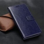 Shock Proof Flip Cover Back Case Cover for Oppo Reno 6 5G (Flexible | Leather Finish | Card Pockets Wallet & Stand | Blue)