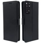 Mi Redmi Note 11 Pro/Pro Plus 5G Flip Cover | PU Leather Finish | 360 Protection | Wallet & Stand | Strong Magnetic Flip Case for Mi Redmi Note 11 Pro/Pro Plus 5G (Black)