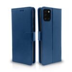 Samsung Galaxy A31 Flip Cover Magnetic Leather Wallet Case Shockproof TPU for Samsung Galaxy A31 (Blue)