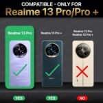 Shock Proof Flip Cover Back Case Cover for Realme 13 Pro 5G | Realme 13 Pro Plus 5G (Flexible | Leather Finish | Card Pockets Wallet & Stand | Chestnut Brown)