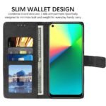 Flip Cover for Realme 7i / Realme C17 | Premium Leather Finish | Inbuilt Pockets & Stand | Flip Case for Realme 7i / Realme C17 (Black)