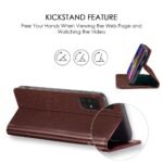 Shock Proof Flip Cover Back Case Cover for Oppo Reno 7 5G (Flexible | Leather Finish | Card Pockets Wallet & Stand | Chestnut Brown)