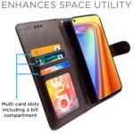 Flip Case Leather Finish | Inside TPU with Card Pockets | Wallet Stand and Shock Proof | Magnetic Closing | Complete Protection Flip Cover for Realme 7 / Narzo 30 4G / Narzo 20 Pro (Coffee)