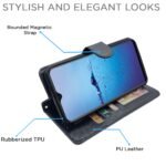 Oppo F9/F9 Pro/A5/A5S /A7/A11K /A12/ Realme 2/2 Pro/Realme U1 Flip Cover Magnetic Leather Wallet Case Shockproof TPU for Oppo F9/F9 Pro/A5/A5S /A7/A11K /A12/ Realme 2/2 Pro/Realme U1 (Black)