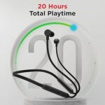 boAt Rockerz 103 Pro Bluetooth in Ear Neckband with Beast Mode(40ms Low Latency), ENx Tech, ASAP Charge(Fast Charge), Upto 20HRS Playback, Signature Sound, BT v5.3 & IPX4 (Black)