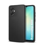 3 in 1 Combo Pack for Samsung Galaxy A06 – Silicone Blue (Back Cover + Camera Lens Protector + Tempered Glass)