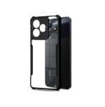 3 in 1 Combo Pack for Realme GT 6T 5G – Eagle Black (Back Cover + Camera Lens Protector + Tempered Glass)