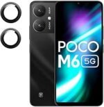 3 in 1 Combo Pack for Mi Redmi 13C 5G | Redmi 13C 4G | Poco M6 5G | Poco C65 – Flip Black (Back Cover + Camera Lens Protector + Tempered Glass)