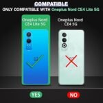 3 in 1 Combo Pack for OnePlus Nord CE4 Lite 5G – Silicone Blue (Back Cover + Camera Lens Protector + Tempered Glass)
