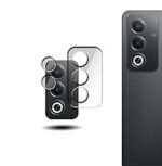 3 in 1 Combo Pack for Oppo A3 Pro 5G – Silicone Blue (Back Cover + Camera Lens Protector + Tempered Glass)