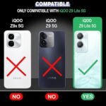 3 in 1 Combo Pack for iQOO Z9 Lite 5G – Silicone Blue (Back Cover + Camera Lens Protector + Tempered Glass)